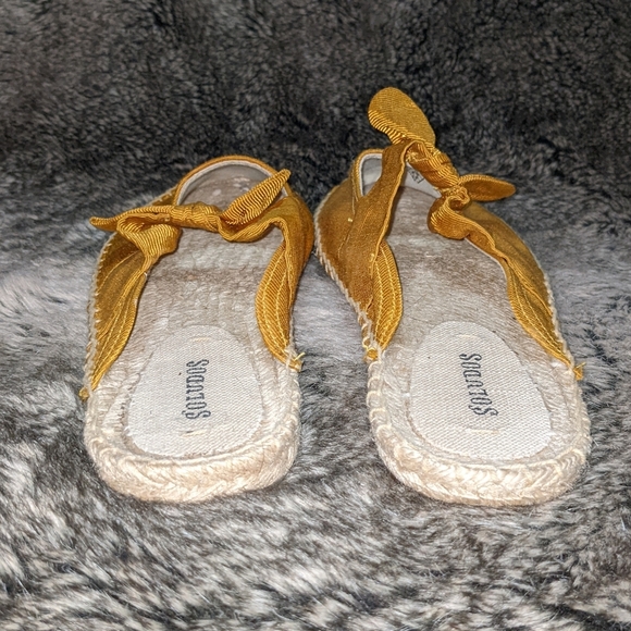 Soludos Alma Bow Espadrille Mule in Marigold Women's 8.5 - Picture 8 of 12